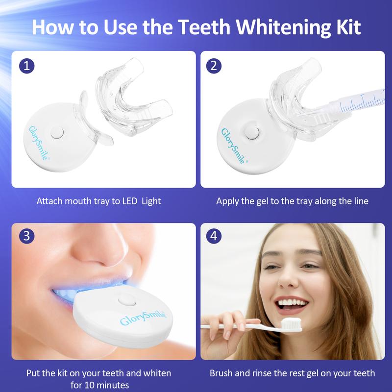 GlorySmile Teeth Whitening Kits Teeth  Set Fast Results Oral