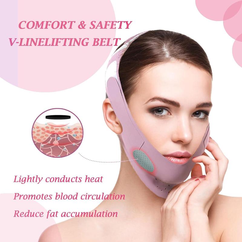 V-shaped Face Lift Band for Double Chin Slimming, Reusable Breathable Comfortable Face Lift Band, Facial Lifting Band, Comfortable Skincare Tool