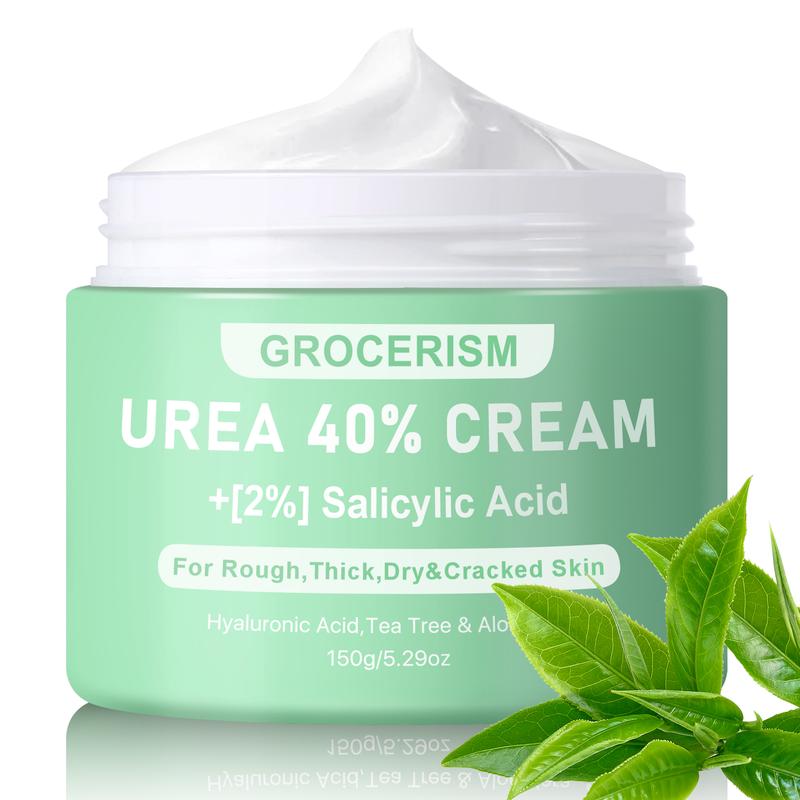 Urea Cream 40 Percent For Feet Plus 2% Salicylic Acid Foot Cream and Hand Cream, With Aloe Vera and Tea Tree For Deep Moisturizes,Callus Remover, Hydrating, Body Cream