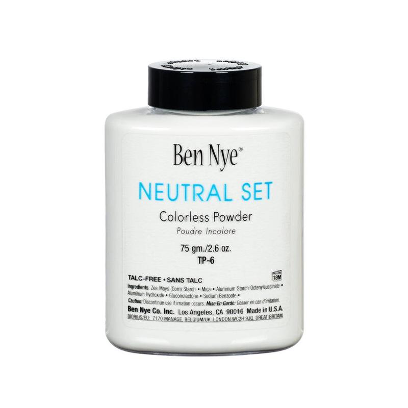 Ben Nye Neutral Set Colorless Face Powder - A Colorless Setting Powder - Join the Powder Revolution