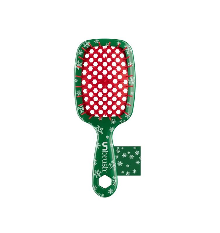 UNbrush Mini Original Detangling Hair Brush - Holiday Collection (3 Brushes)