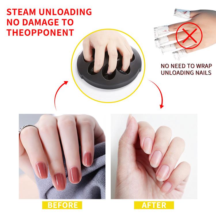 36W Nail Polish Remover Machine Gel Nail Steamer Machine