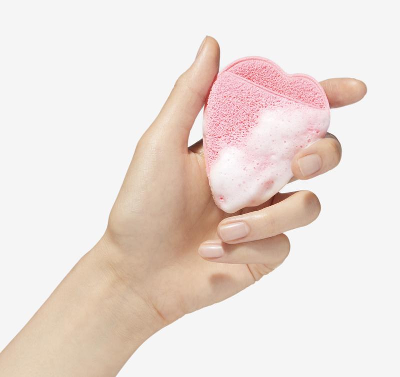 [APRILSKIN Official Shop] Heart-Shaped Pink Cleansing Sponge for Glass Skin | Skincare, Comfort