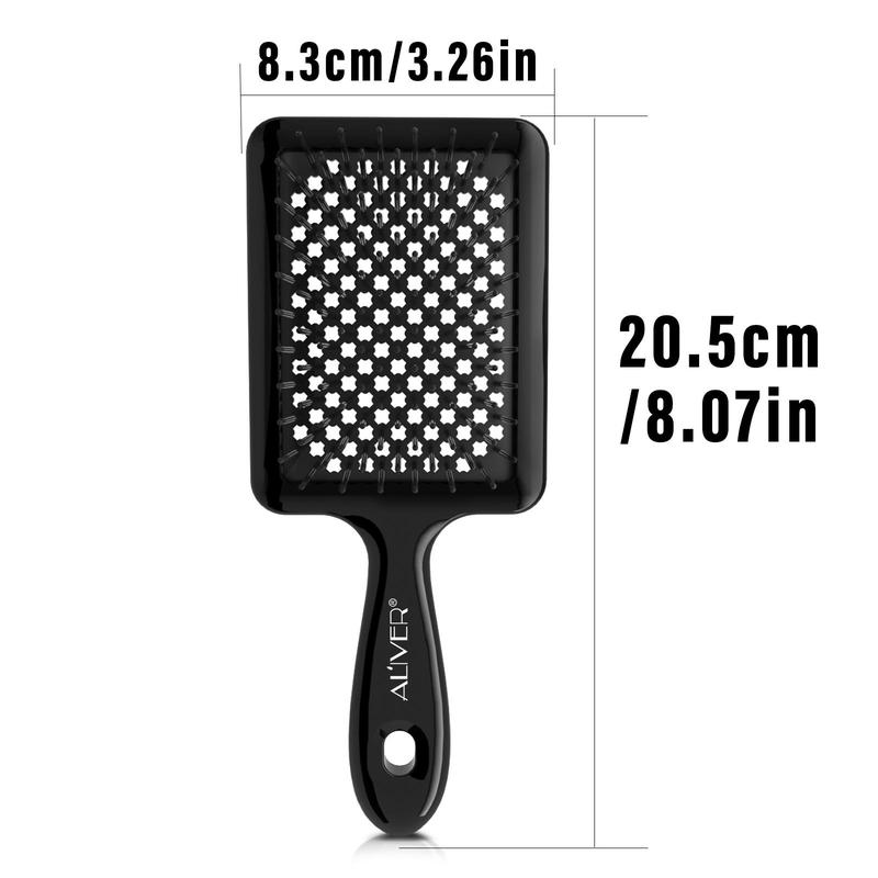 Air Cushion Brush, Wet & Dry Detailing Comb, Scalp Massage Comb, Curly Hair Detangling & Styling Tool, Straight & Curl Hair Massaging Comb