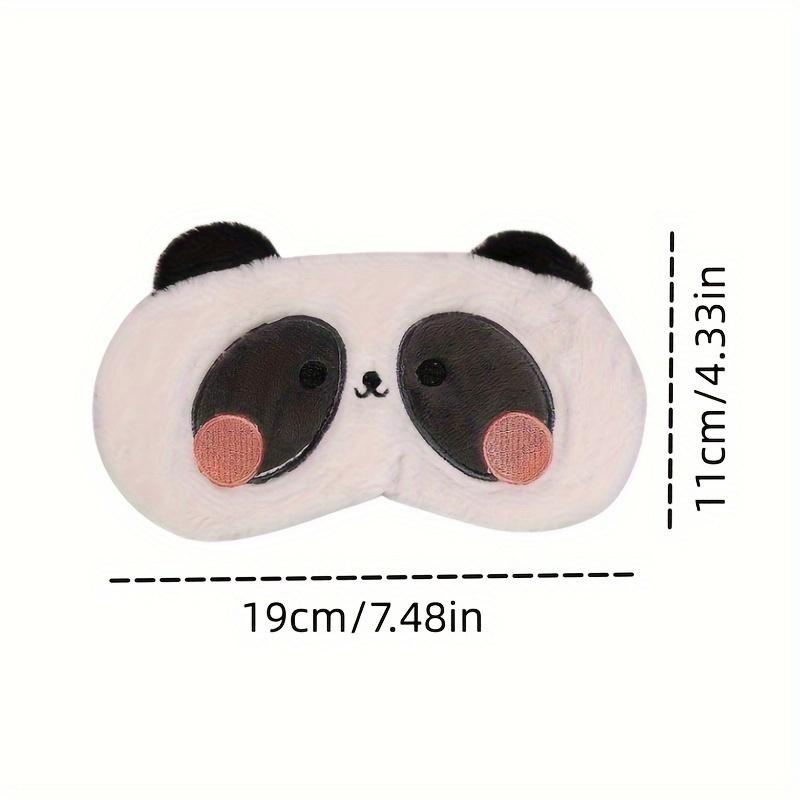 Comfortable Plush Cartoon Animal Eye Mask, Suitable for Sleep and Travel-Soft, Shading Eye Mask with Cute Design, Perfect for Airplane Travel and Nap Time