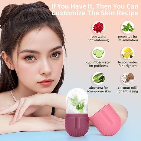 Portable Face Slimming Massage Closure Tool - Comforting Moisturizing Moisturizer Calming Day Care Pack Lightweight Slimming Facial Gift Ice Facial , Eliminate Eye Puffiness