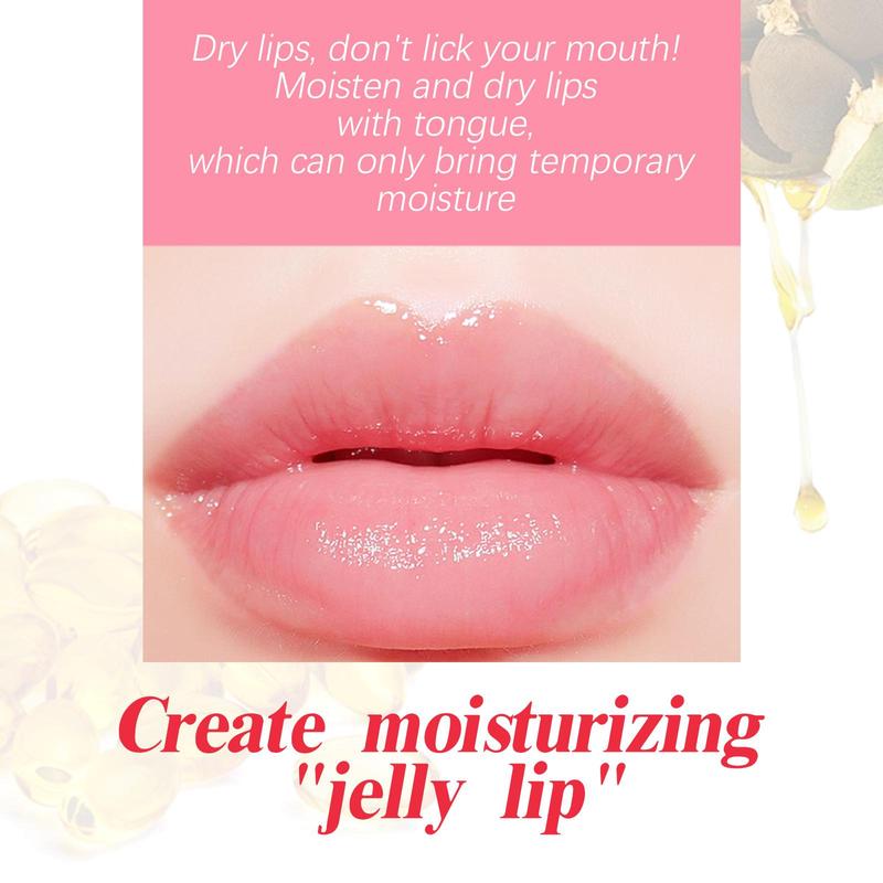 Night Repair Jelly Lip Mask, Moisturizes And Reduces Lip Lines, Brightens Lip Color, Repairs Dry And Peeling Lips