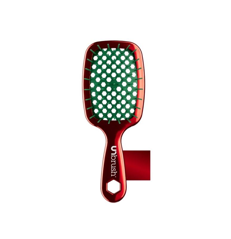 UNbrush Mini Original Detangling Hair Brush - Holiday Collection (3 Brushes)