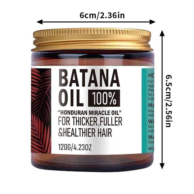 Batana Oil, Natural Hair Oil for Thicker Fuller Hair, Hair Care Product for Men & Women, Scalp Care Product for Daily Use, Christmas Gift