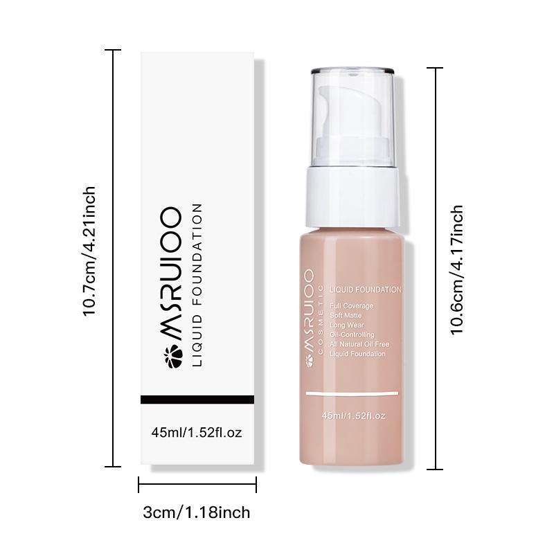 Long-lasting Liquid Foundation, Moisturizing Waterproof Oil Control Concealer Cream, Hydrating and Brightening Concealer Cream for Uneven Skin Tone