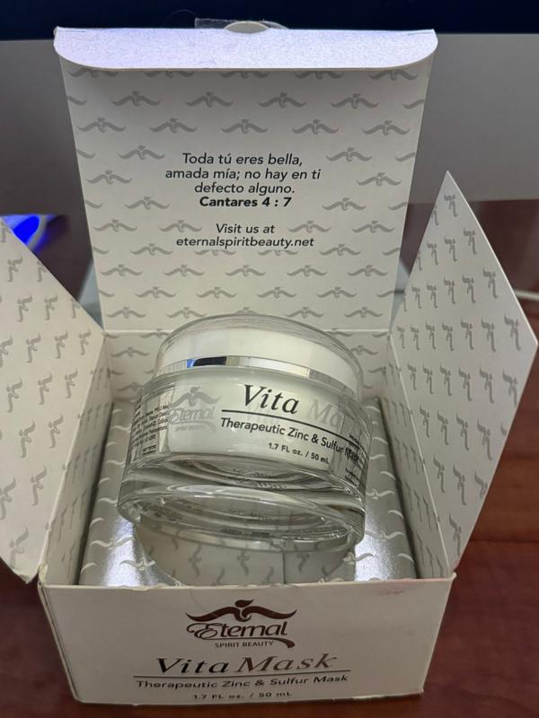 Vita Mask Therapeutic Zinc & Sulfur Mask for Skincare Comfort