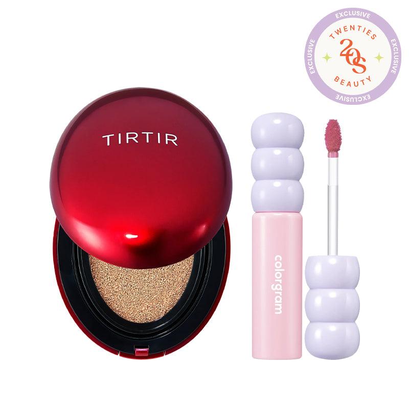 Twenties Beauty TIRTIR Mask Fit Red Cushion & colorgram Fruity Glass Tint Duo