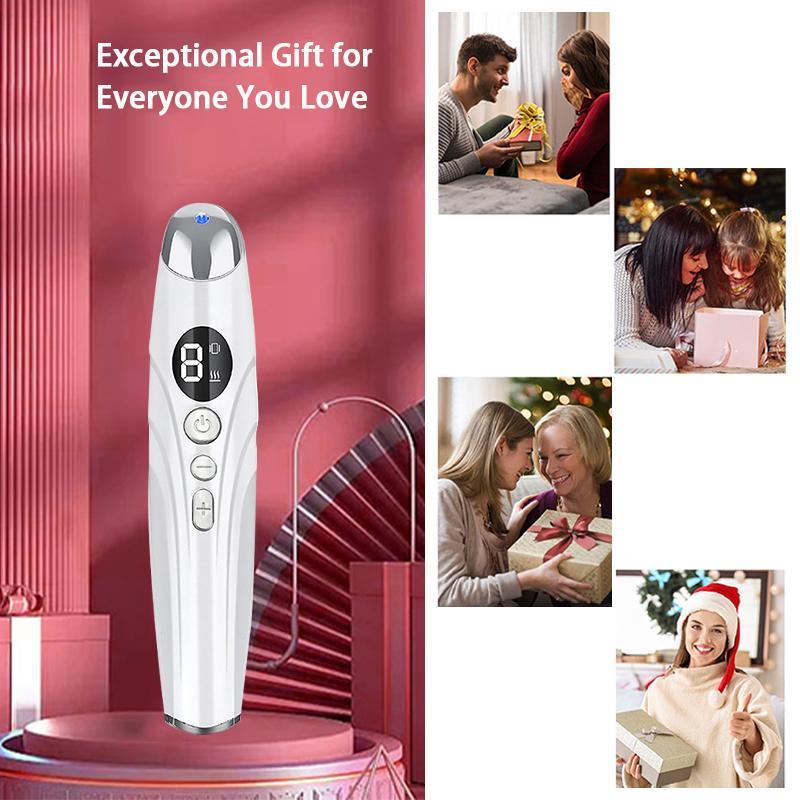 3 in 1 Vibration Eye Massager, 1 Count Rechargeable Eye Lifting Stick, Face & Neck Carving Pen, Professional Facial Beauty Instrument for Women