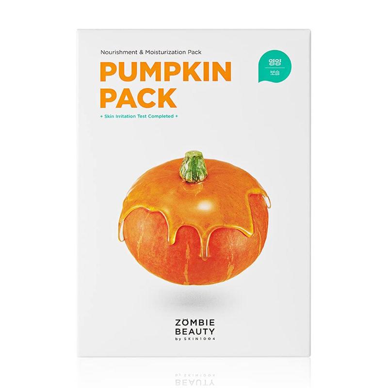 [SKIN1004] Zombie Beauty Pumpkin Pack (16ea),  Facial Mask, Removing Dead Cells, , Anti Acne, Anti-Wrinkle Care, Pore Treatment, Fine Lines, Korean Skin Care, Viral  Pumpkin Pack