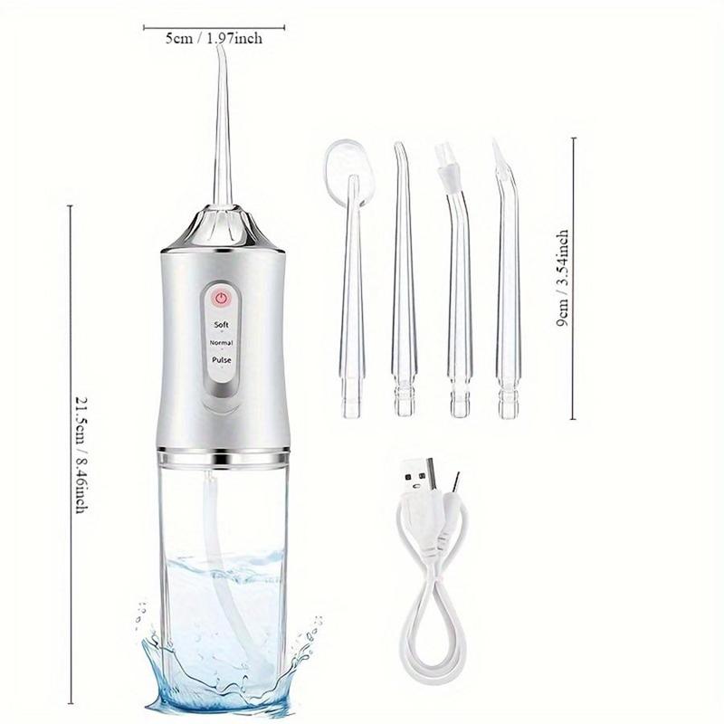 Water Flosser, 1 Set Portable Oral Irrigator & Accessories, Water Flosser for Home & Travel, Personal Care Appliances for Men & Women