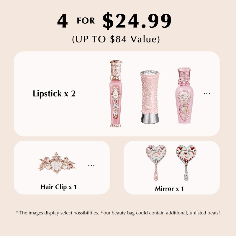 Flower Knows Limited Glamour Set - Cosmetic Bundle with Lipstick, Palette and Exclusive Extras