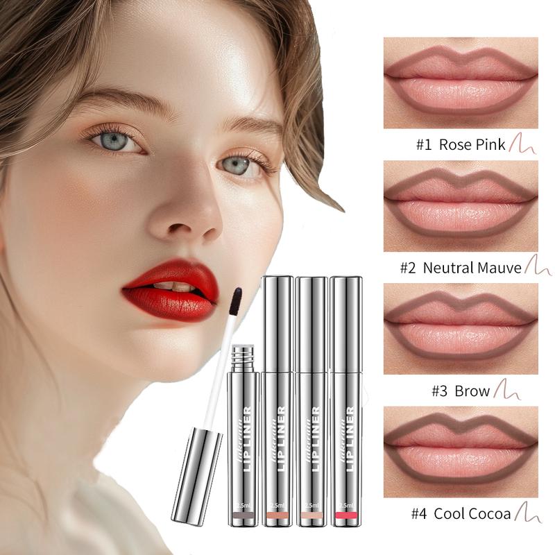 Long Lasting Peel Off Matte LipLiner, Waterproof Peel Off Lip Liner Tattoo, Flawless Lip stick for 3D lip  Contour, Makeup Tool For Women & Girls