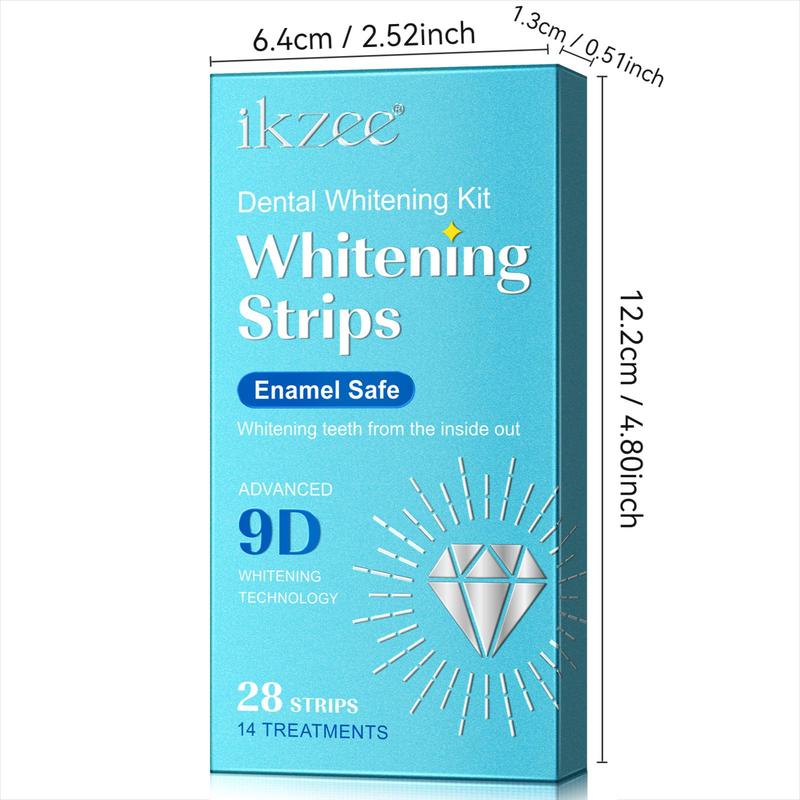 Teeth Brightening Strips, 28pcs box Advanced 9D Brightening Technology Teeth Strips, Suitable for Adults, Oral Care Products