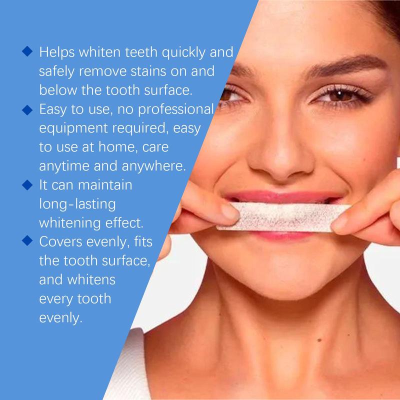 Teeth Brightening Strips,  Deep Cleaning Teeth Strips, Oral Care Strips for Men & Women, Daily Oral Care Products