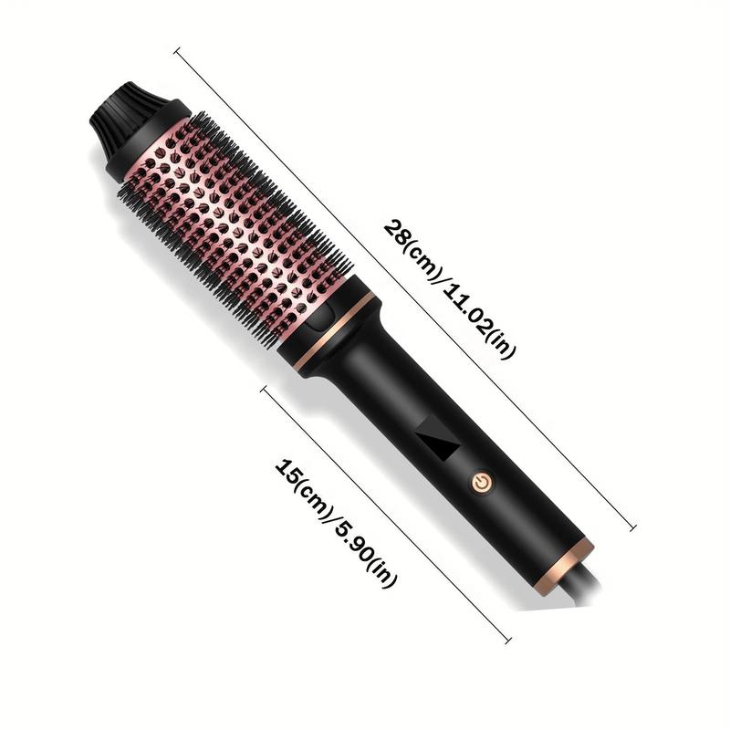 1.5 Inch Thermal Brush, Heated Round Brush with LCD Display, Round Brush Makes Hair Shinier & Smoother for Beach Waves, Hair Styling Tools, Halloween Christmas Gift, Fall Essentials, Ideal Winter Gift