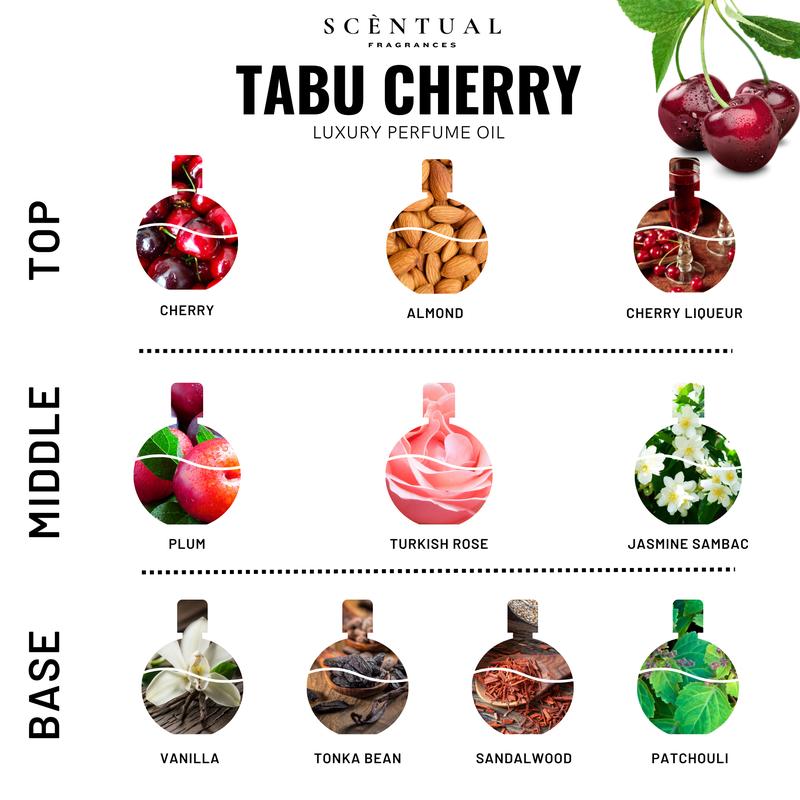 Tabu Cherry Body Oil Roller