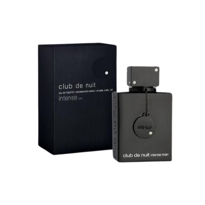 Armaf Club de Nuit Intense Man EDT Men New in Box, Black , 3.6 Fl Oz Perfume Cosmetic intense man Floral Fragrance Bergamot Jasmine Lemon Scented Aroma Scent Cologne