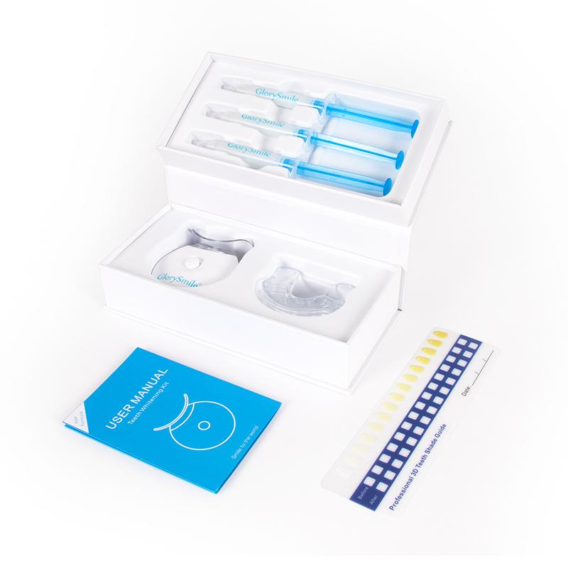 LED Teeth Whitener Kit, 1 Set White Teeth Tool Kit with Carbamide Peroxide Teeth Whitener Gel, Safe Enamel for Oral Care