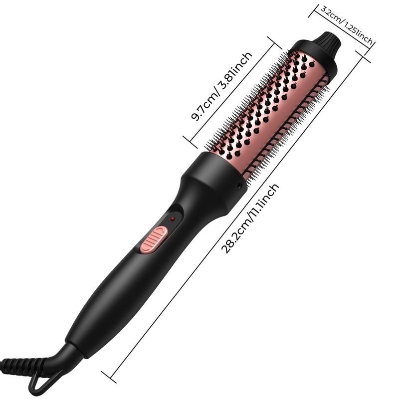 Electric Heated Hair Curler, Fast Heat Up Thermal Brush Hair Curling Wand, Heated Round Brush, Heated Hair Styling Tool, Professional Hair Styling Tool, Thanksgiving Gift, Christmas Gift, Winter Gift Set