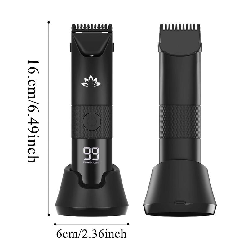 Professional Hair Trimmer for Men, 1 Box Cordless Hair Clipper with Limited Comb & Cleaning Brush, Waterproof Easy Clean Hair Trimmer for Men