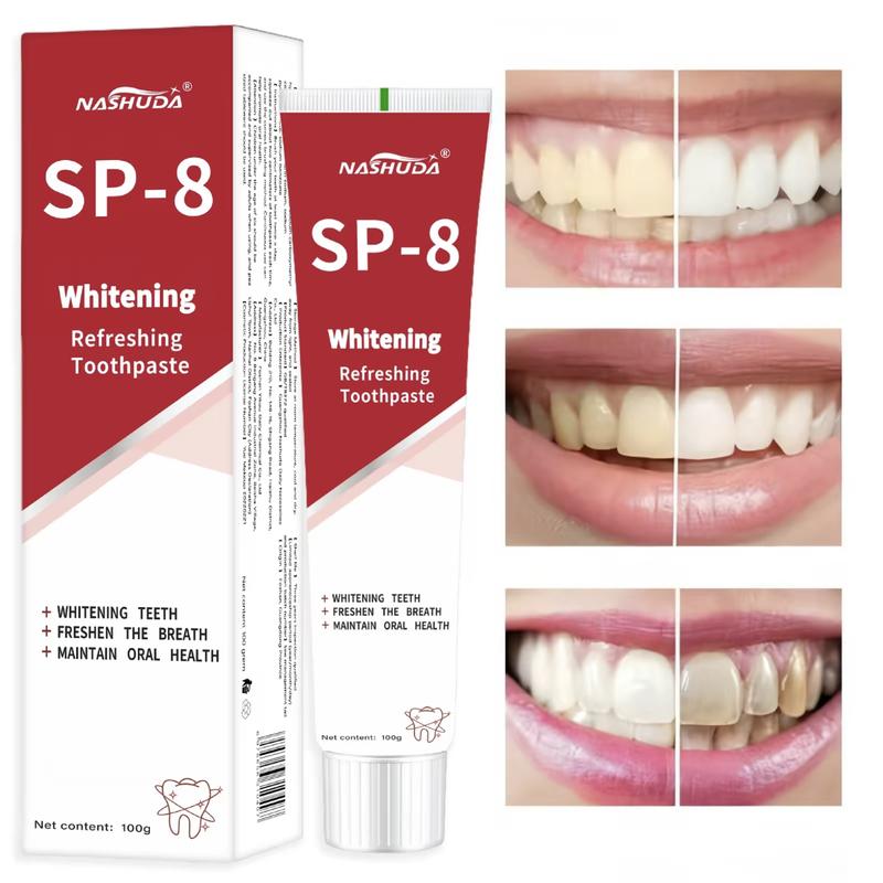 SP-8 Probiotic Bright White Toothpaste Deep Clean Teeth Fresh Breath Oral sp-8 toothpaste