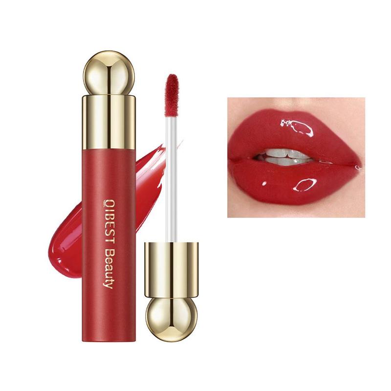 Mirror Liquid Lipstick, Long-wearing Moisturizing Watery Lip Gloss, Tinted Liquid Lip Balm Hydrating Glossy Lip Glaze Stick, Lip Maximizer Plumping Lip Oil