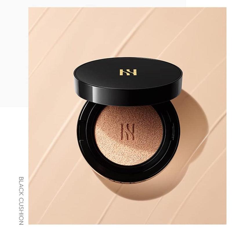 [ HERA ] Black Cushion Foundation 15g with Refill, Matte Cover #21N1 Vanilla Concealer Flawless Lightweight Makeup Contour Gel Cosmetic Powder Aluminum