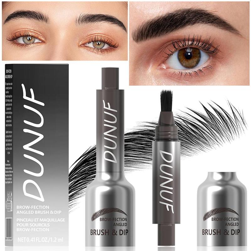 Double-ended Eyebrow Pomade, 2 Counts set Long Lasting Eyebrow Paste, Professional Eyebrow Makeup Products for Women & Girls, Christmas Gift