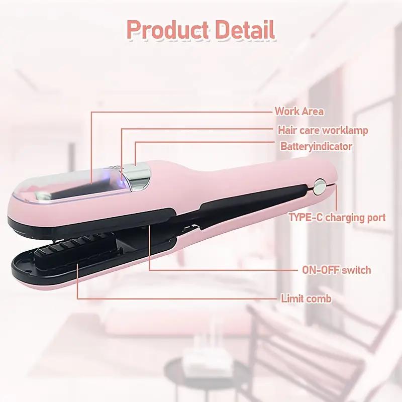 Original Cordless Split Ends Trimmer, USB Rechargeable Home Tool For Dry Damaged, Split, BrokenBrittle Straight, Curly, And Frizzy Haircutting Comfort