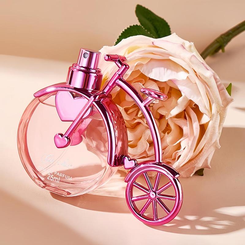 25ML Creative Bike Design Perfume, Oriental Flower Tone Women's Perfume, Elegant Fragrance for Daily, Travel and Holiday Gifts