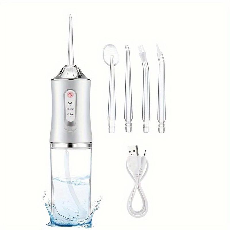 Water Flosser, 1 Set Portable Oral Irrigator & Accessories, Water Flosser for Home & Travel, Personal Care Appliances for Men & Women