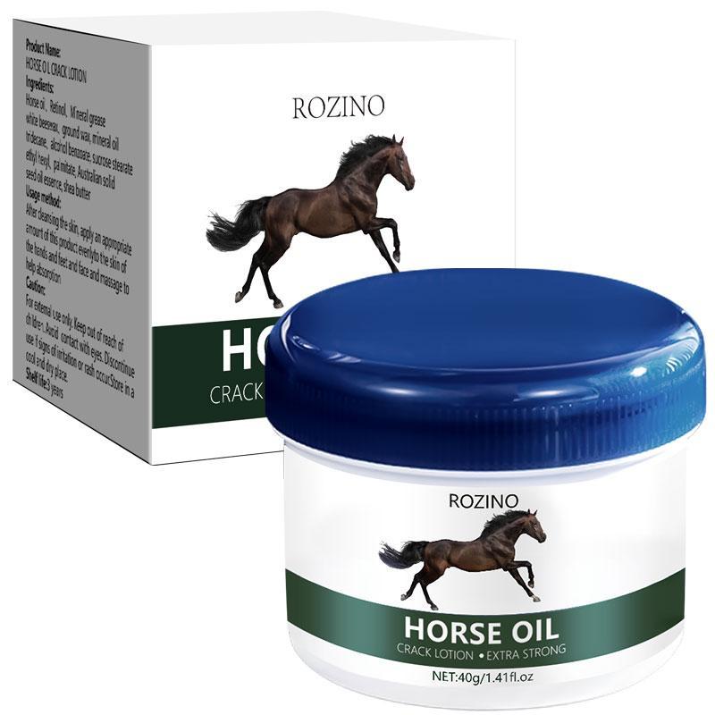 40g Horse Oil Foot Scrub, 1 Box Exfoliating Foot Cream, Moisturizing Foot Care Product for Dead Skin Removal