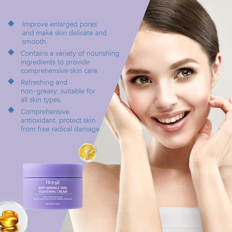 Overnight Skin Care Cream, 2 Counts Hydrating Facial Cream for Firming Skin, Nourishing Skin Care Products for Women