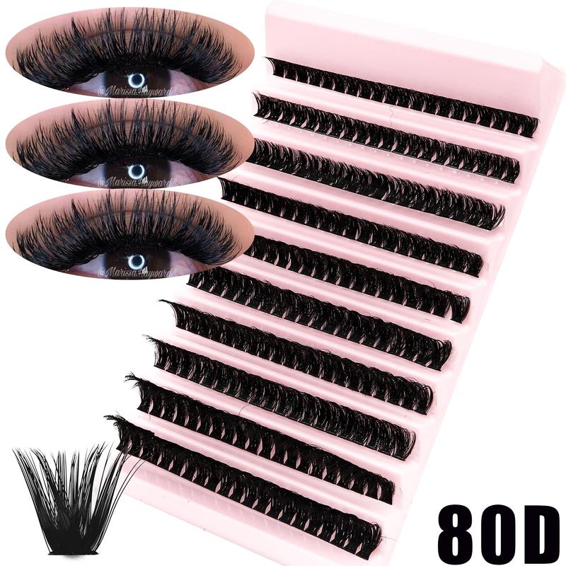 Mixed Length False Eyelashes (1 Box), Natural Look Eyelash Extensions, Self Grafting Curl Eyelashes, Eye Makeup Enhancement False Eyelashes for Women, Christmas Gift