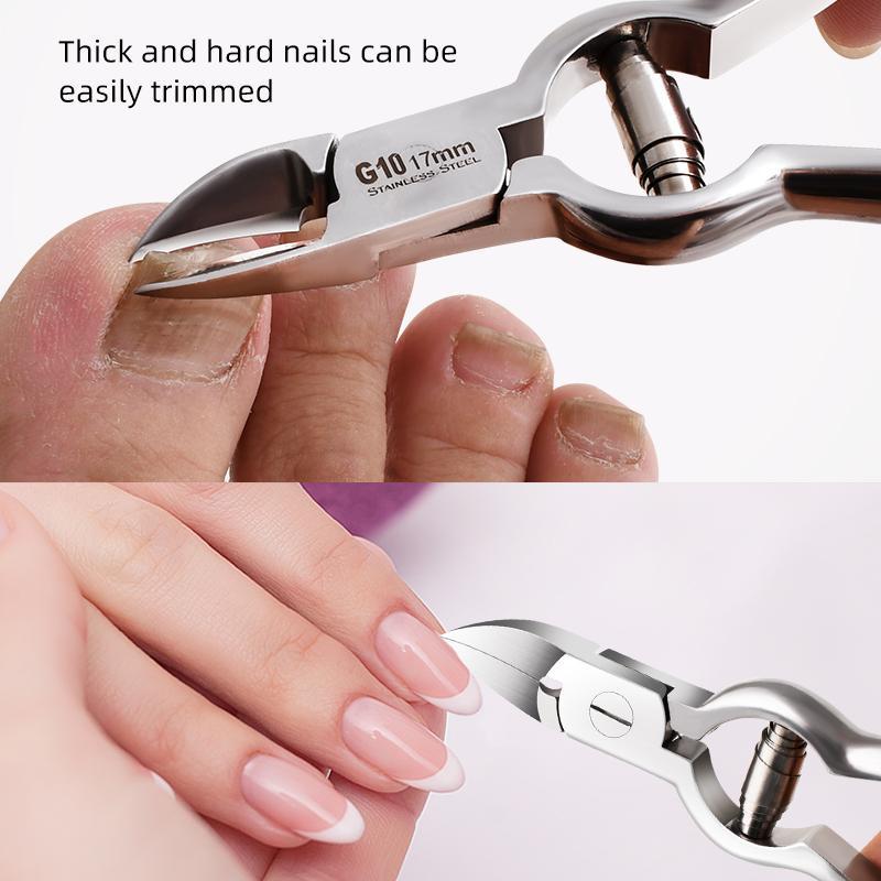 Stainless Steel Nail Clipper, Gourd Shaped Nail Trimmer, Multi-use Manicure & Pedicure Tool for Home & Salon Use