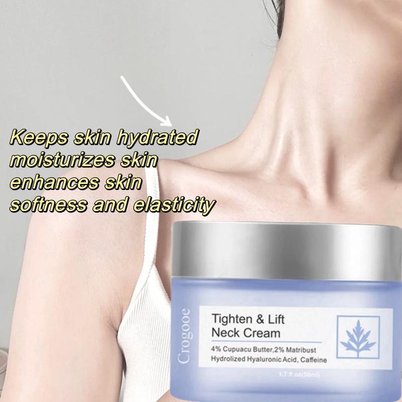 Firming Neck Cream for Crepey Skin,Firming Lifting Amino Acid Anti-Aging Moisturizing go pure Neck Cream Body Care Hydrating Skin care