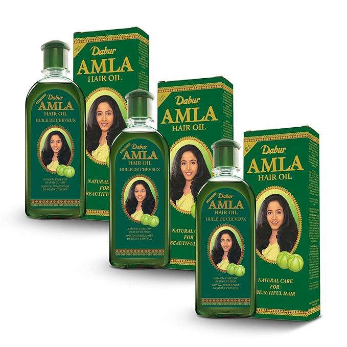 Dabur Amla Hair Oil - Amla, Amla Hair Oil, Amla Oil for Healthy Hair and Moisturized Scalp, Indian Hair Oil for Men and Women, Bio Oil for Hair, Natural Care for Beautiful Hair (300ml) Haircare