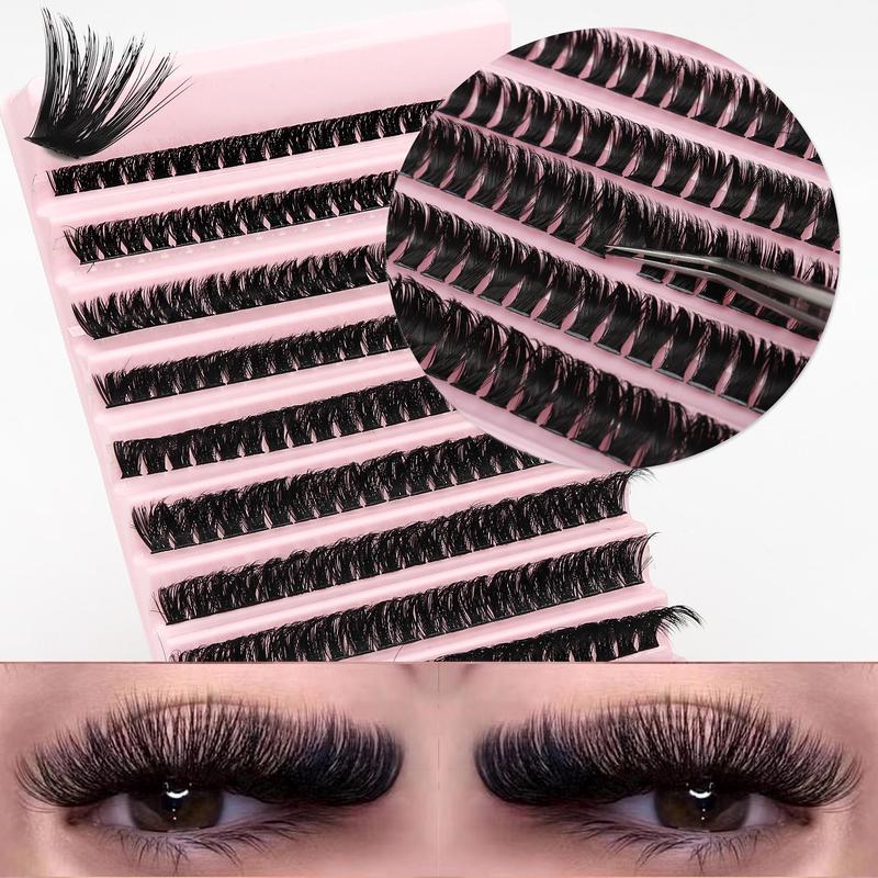 Mixed Length False Eyelashes (1 Box), Natural Look Eyelash Extensions, Self Grafting Curl Eyelashes, Eye Makeup Enhancement False Eyelashes for Women, Christmas Gift