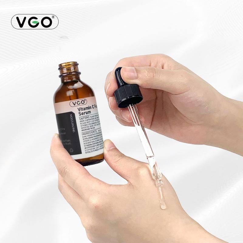 vgo-vitamin c serum Suitable for Any skin type 30ml 60ml(1.0Oz. 2.0Oz.)long-lasting hydration anti-aging hydrating Moisturizing Vitamin C Facial Serum gentle comfort Skin Repair Moisturizer Essences