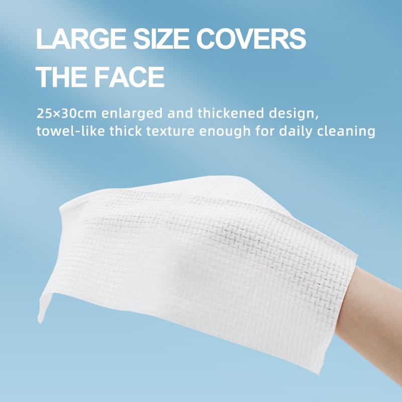 Disposable Facial Towels, 50pcs Large Thickened, Soft Face Wipes for Cleansing, Travel & Home Skincare Essentials Comfort