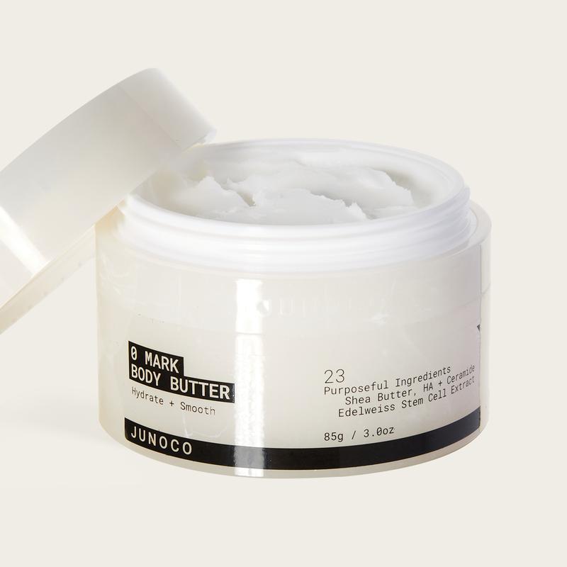 JUNOCO 0 Mark Body Butter, with shea butter, ceramides, and hyaluronic acid - 85gr