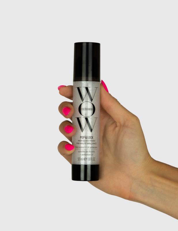 Color Wow Pop & Lock Hair Shine Serum, Smooths Hair, UV Protection, Alcohol Free Haircare Oil Comfort