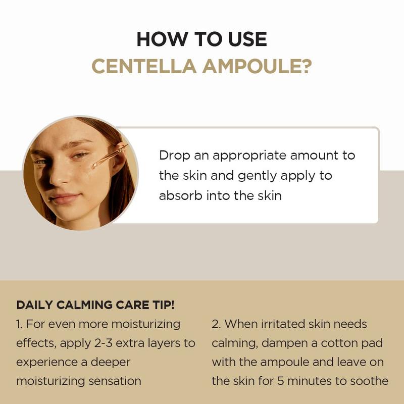 SKIN1004 Madagascar Centella Ampoule - Official Product Korean Serum w  100% Centella Asiatica Extract - Gentle Skin Barrier Repair (1.85 fl oz)