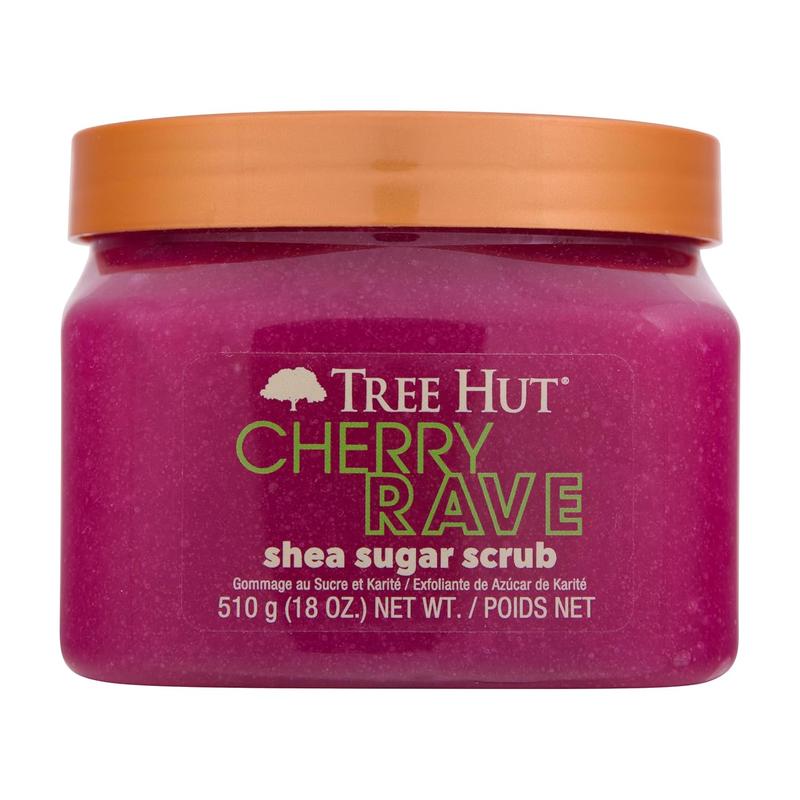 Cherry Rave Shea Sugar Scrub, 18 Oz, Ultra Hydrating and Exfoliating Scrub for Nourishing Essential Body Care No brand sugar  scrub