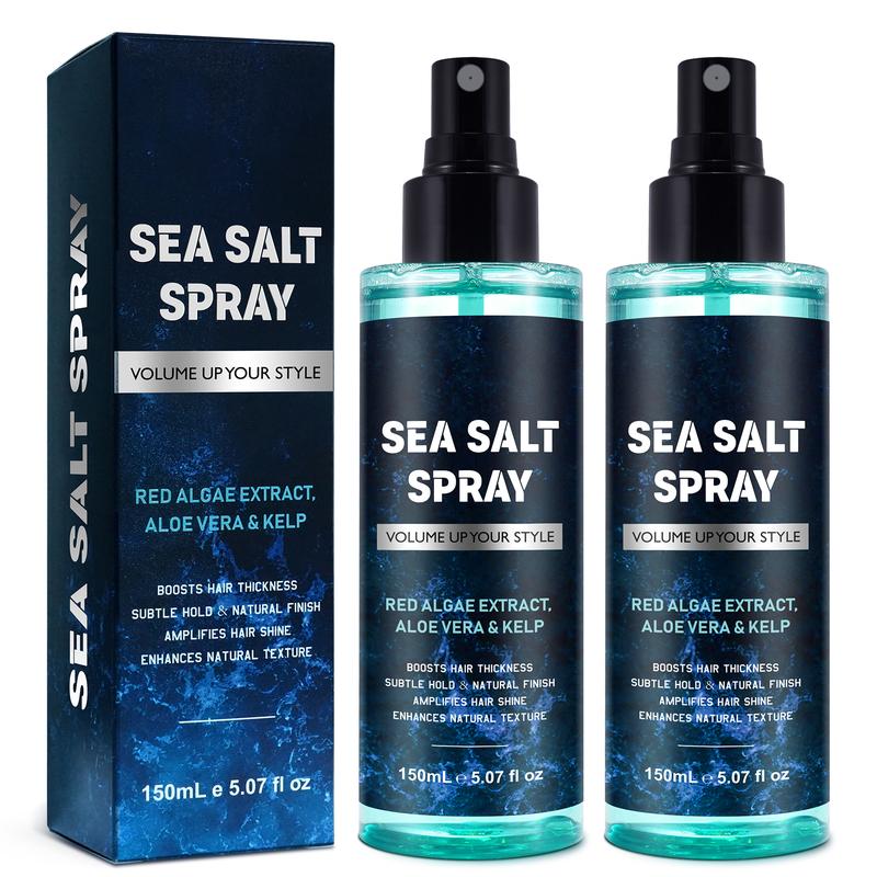 YECUCE Sea Salt Spray for Hair Men & Women, Amplifies hair shine, Add Volume and Texture Sea Salt (150mL   5.07 f l o z)